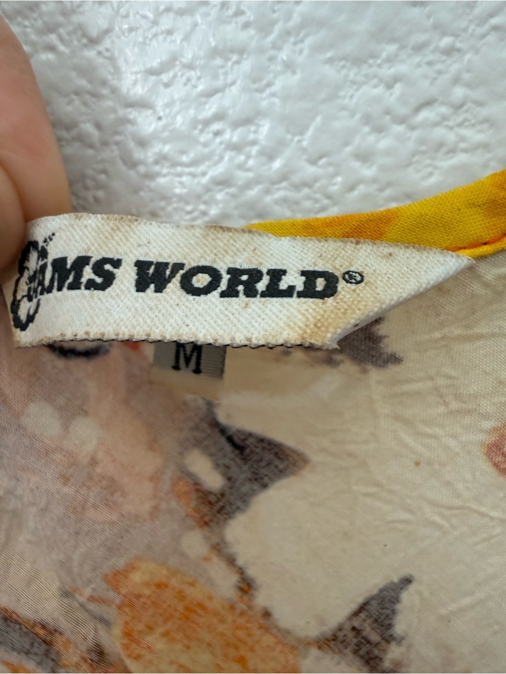 Jams World Daisy Patch Rayon Tank Top Medium - Picture 2 of 8